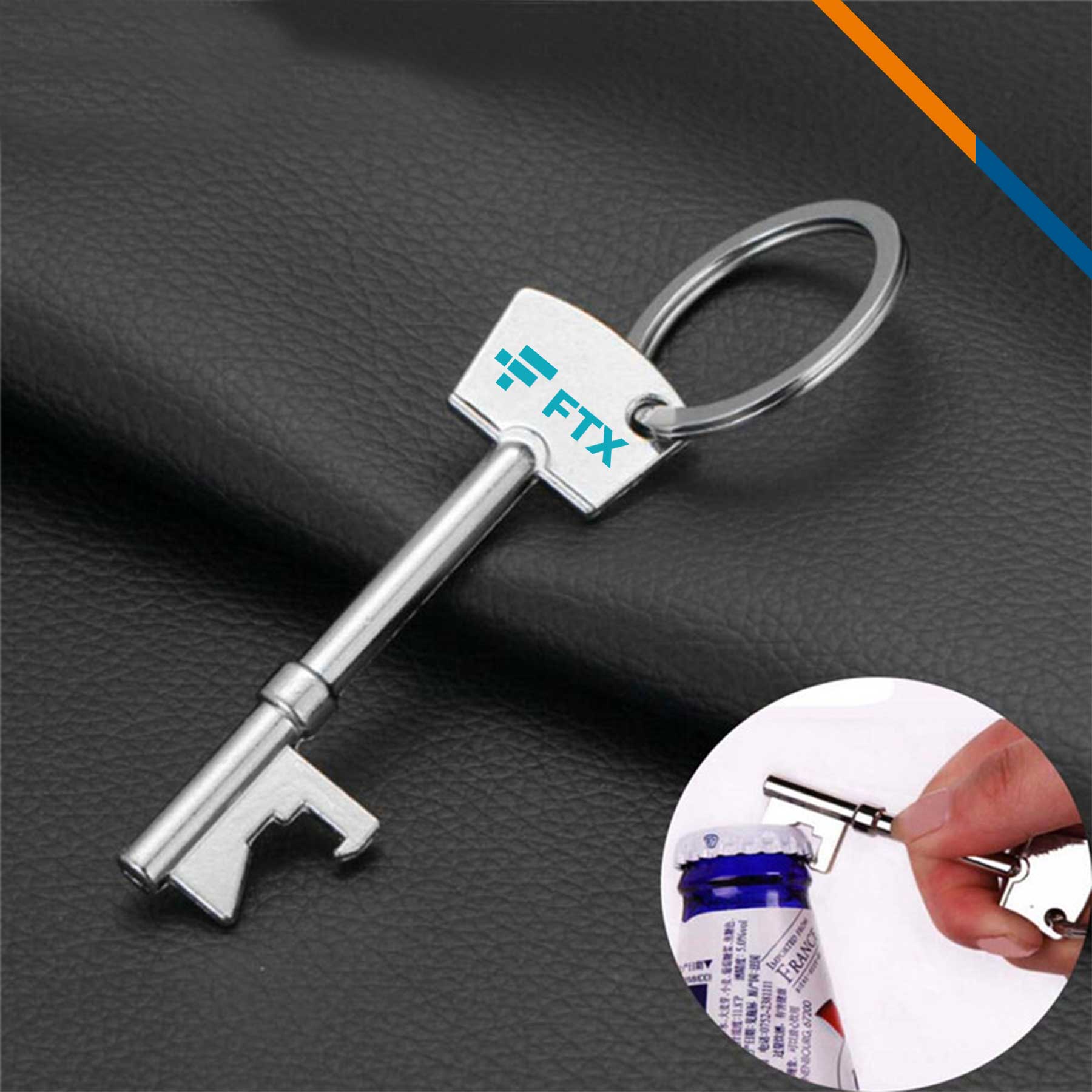 Kerane Bottle Opener Metal Keychain 4