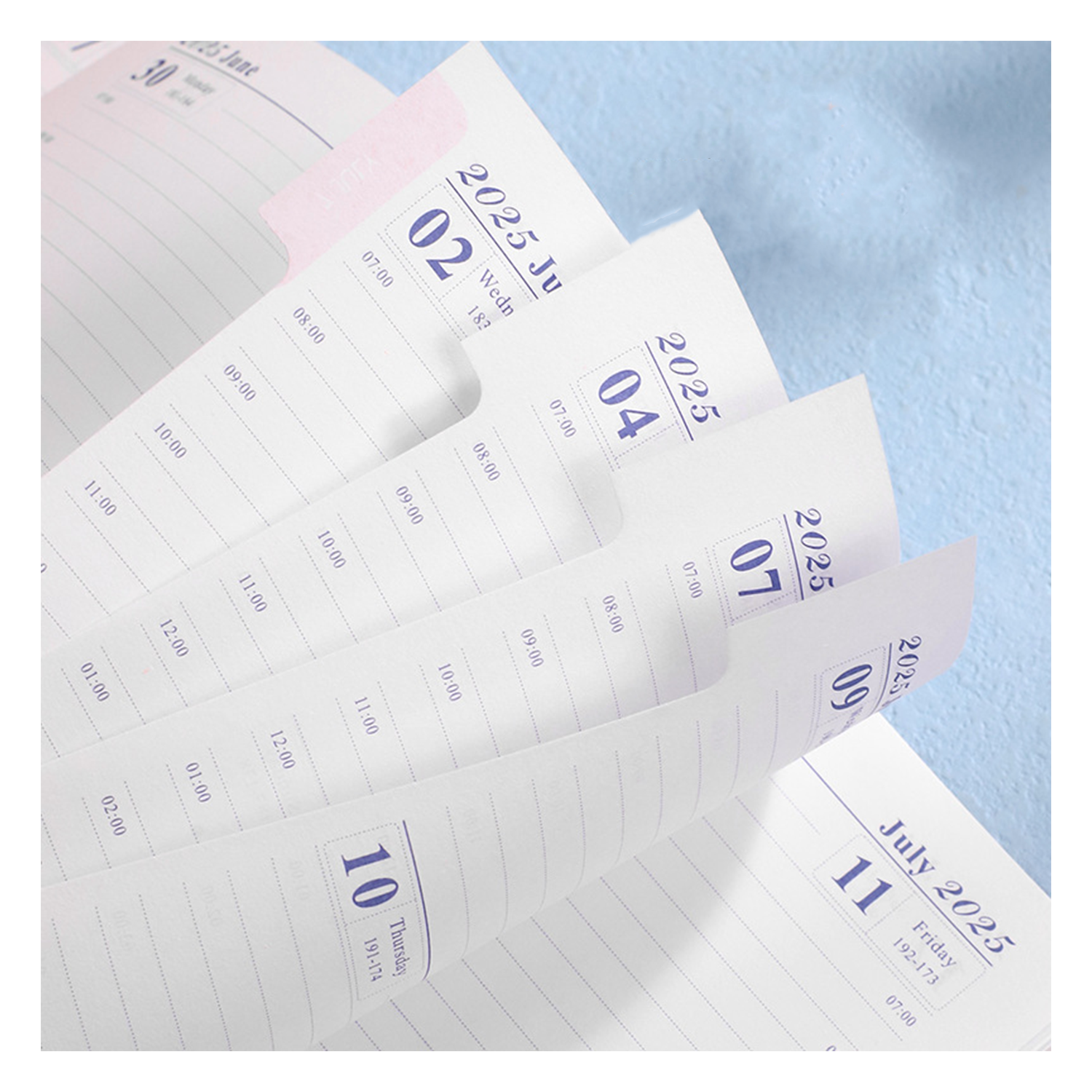 2025 A5 PU Leather Cover Planner Notebook 2