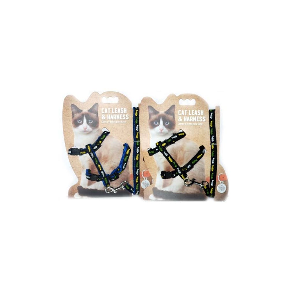 Cat Leash & Harness Sets - Assorted 2