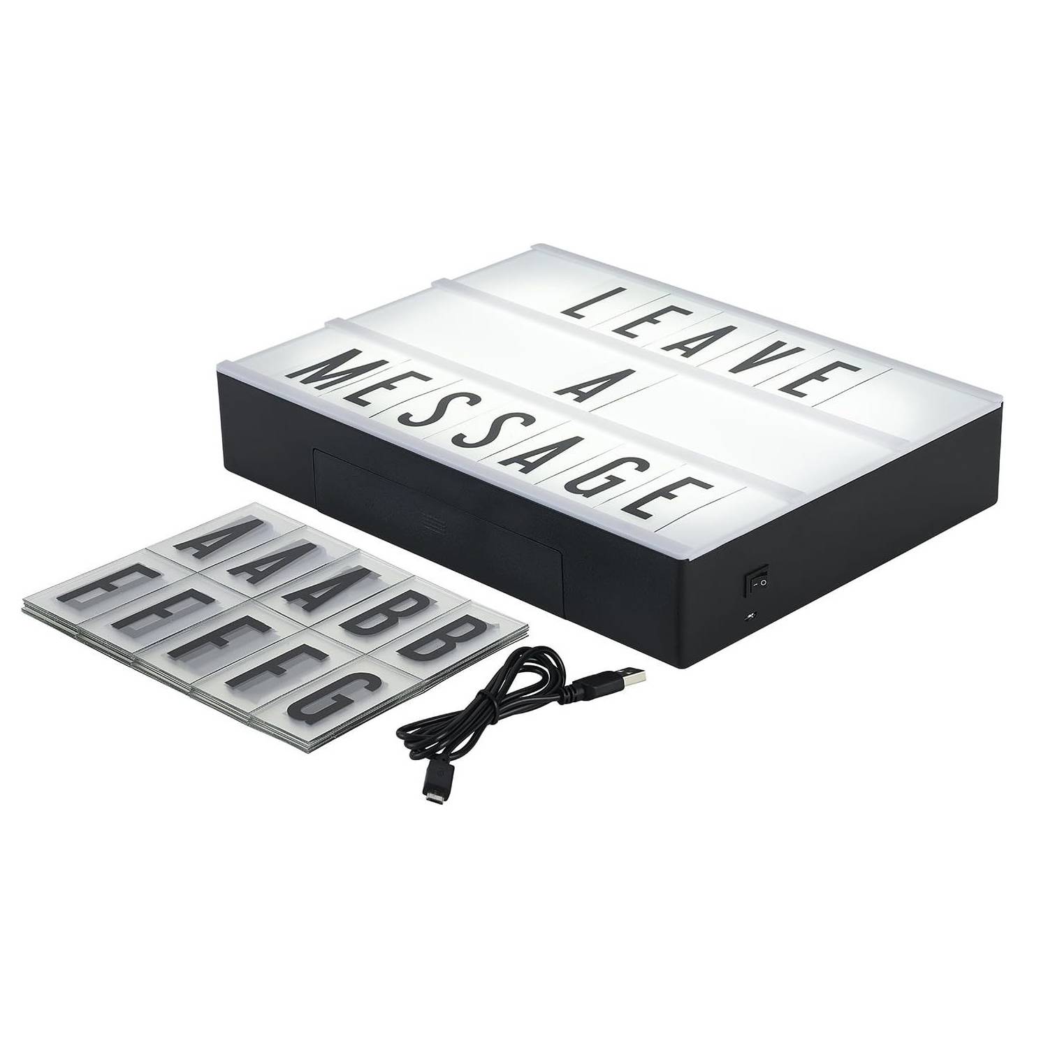 A5 Plastic LED Desktop Letter Light Box 5