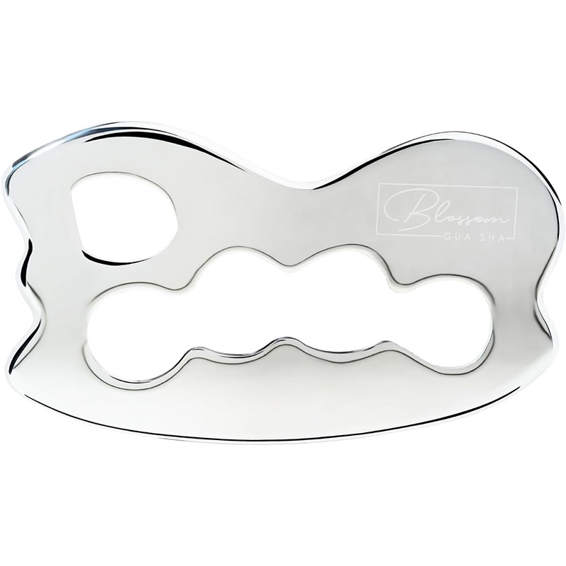 Blossom Gua Sha Ultra Smooth Stainless Steel Tool 1