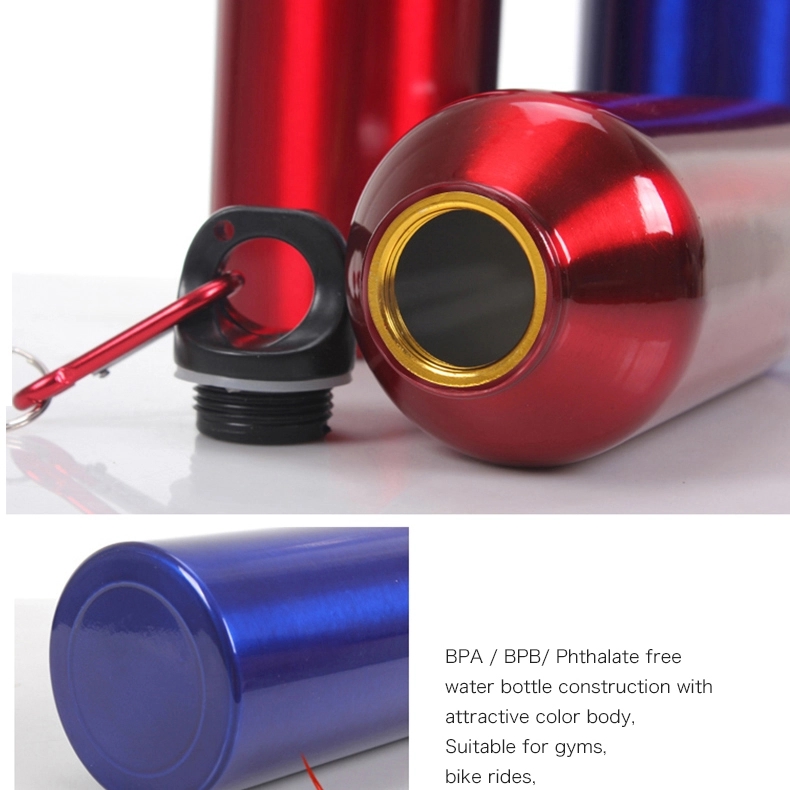 13/17/20/25/34 Oz. Aluminum Water Bottle w/Carabiner 6