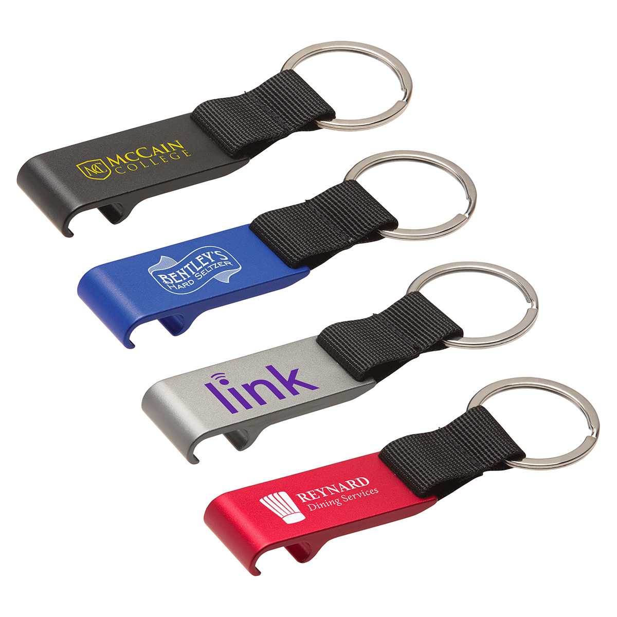Aluminum Bottle Opener with Key Ring 10
