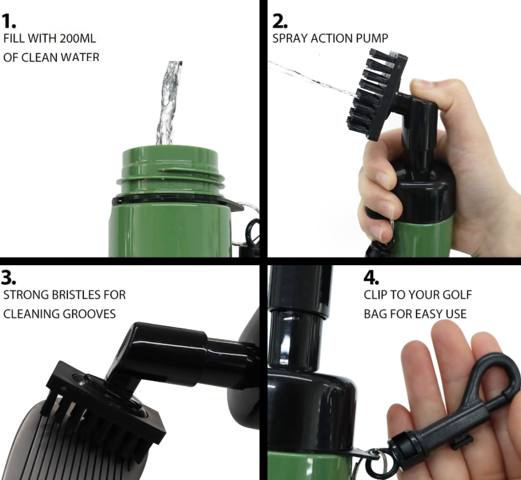 Golf Brush with Water Dispenser 6