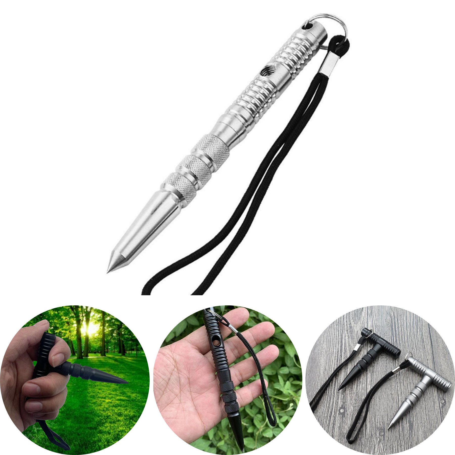 Detachable Portable Aluminum Aircraft Self-Defense Tool