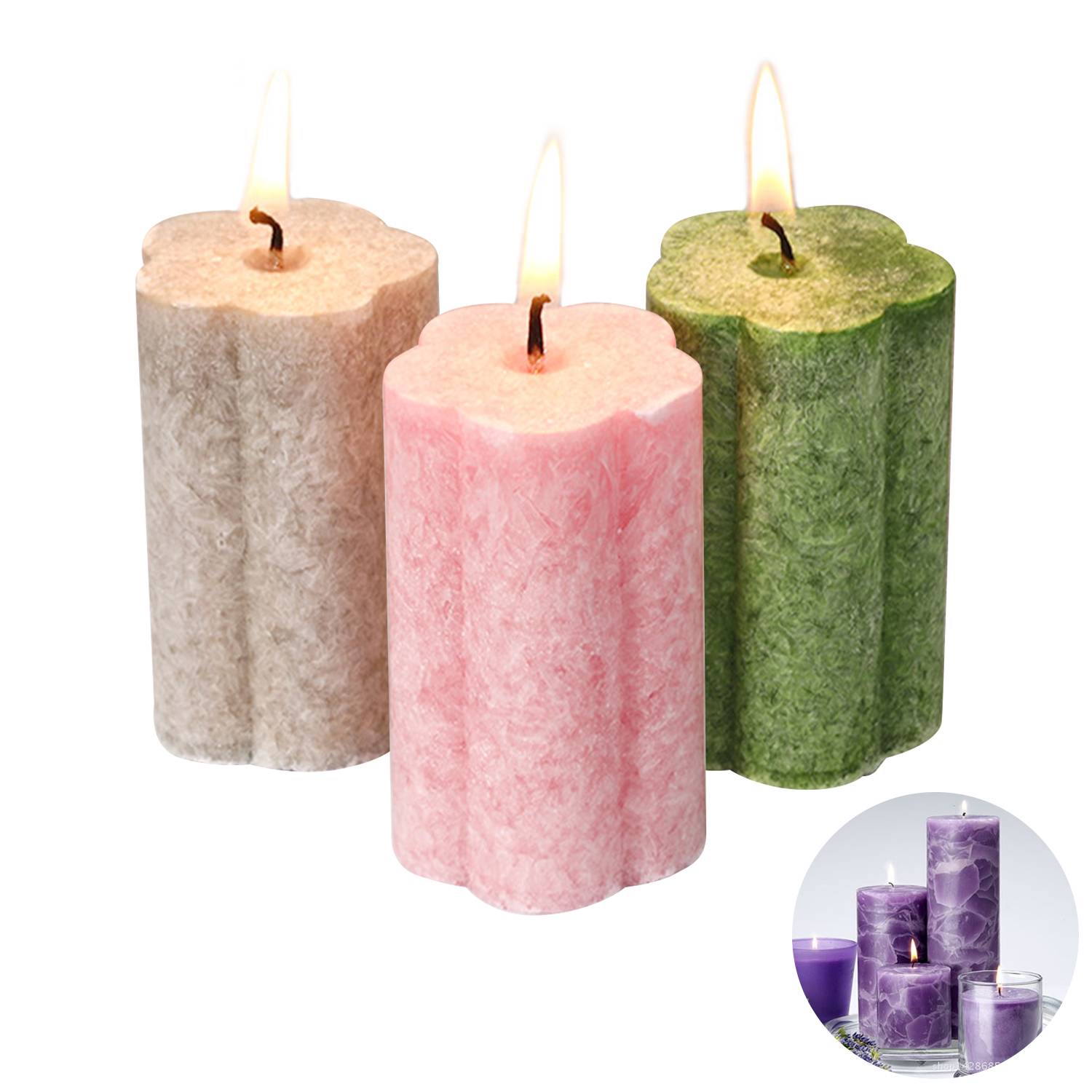 Customized Pillar Candle 6