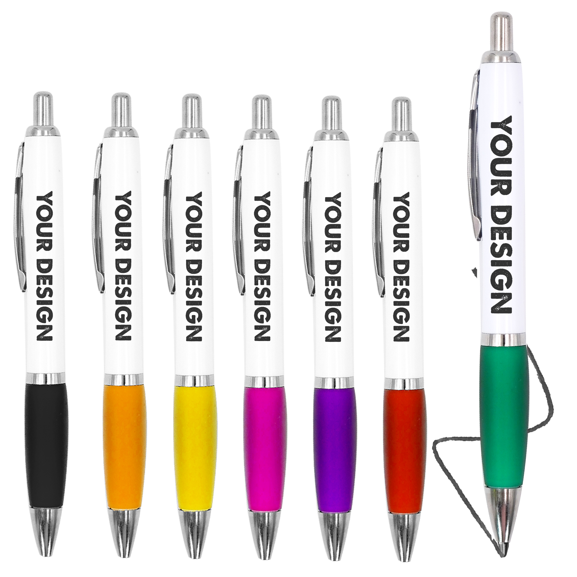 Retractable Plastic Ballpoint Pen 1