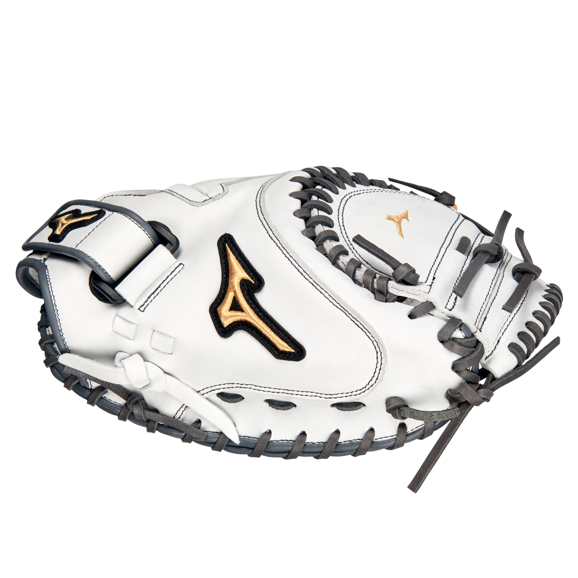 MVP Prime Fastpitch Softball Catcher's Mitt 34", BioSoft Leather, Center Pocket Design 4