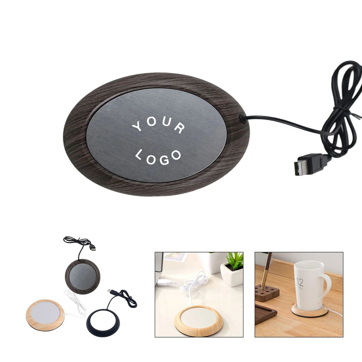 Metal Coaster with Temperature Control 2
