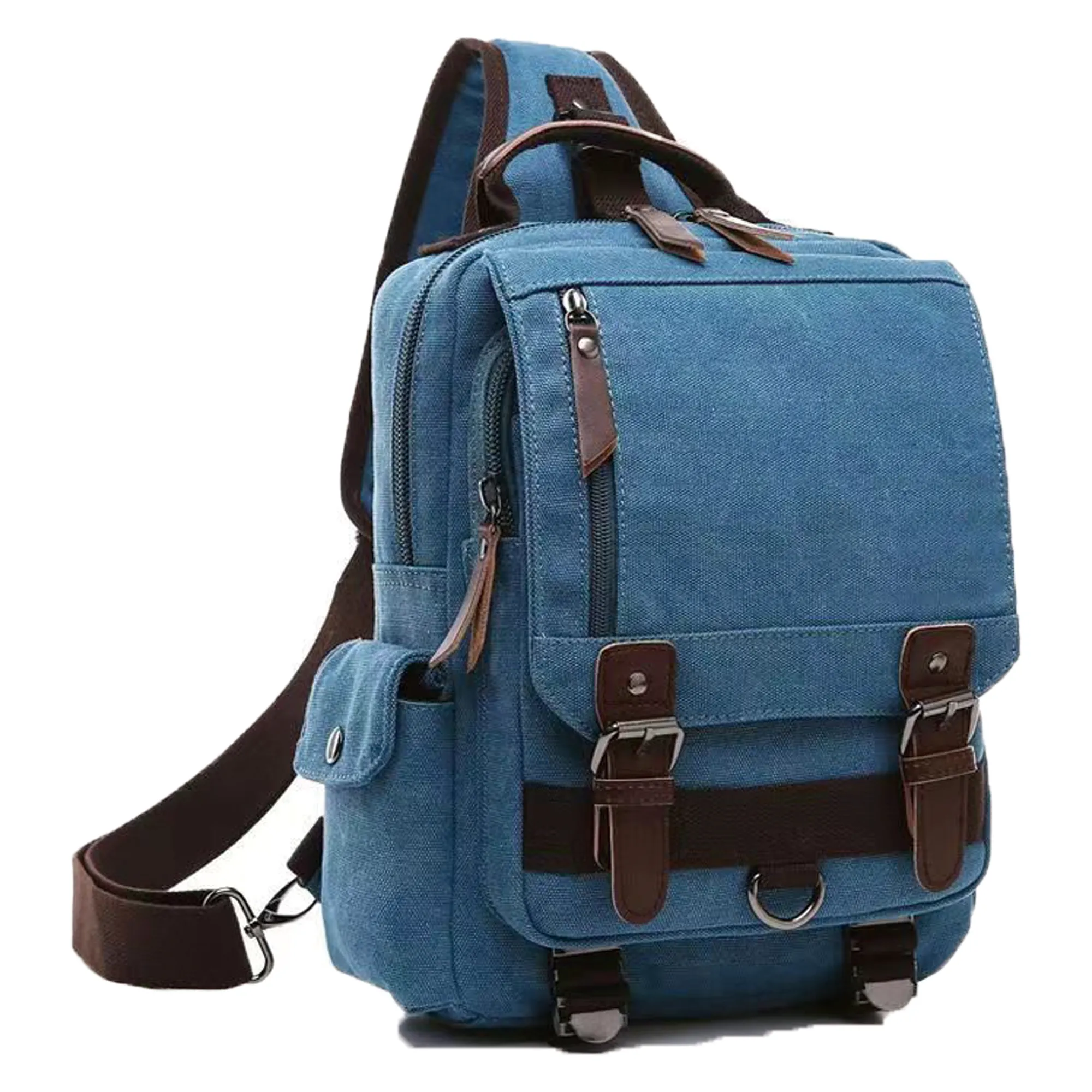 Canvas Messenger Backpack 5