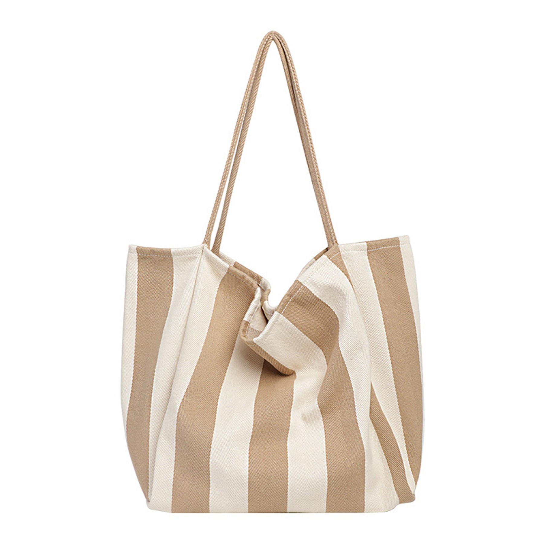 Stripes Canvas Handbag 4