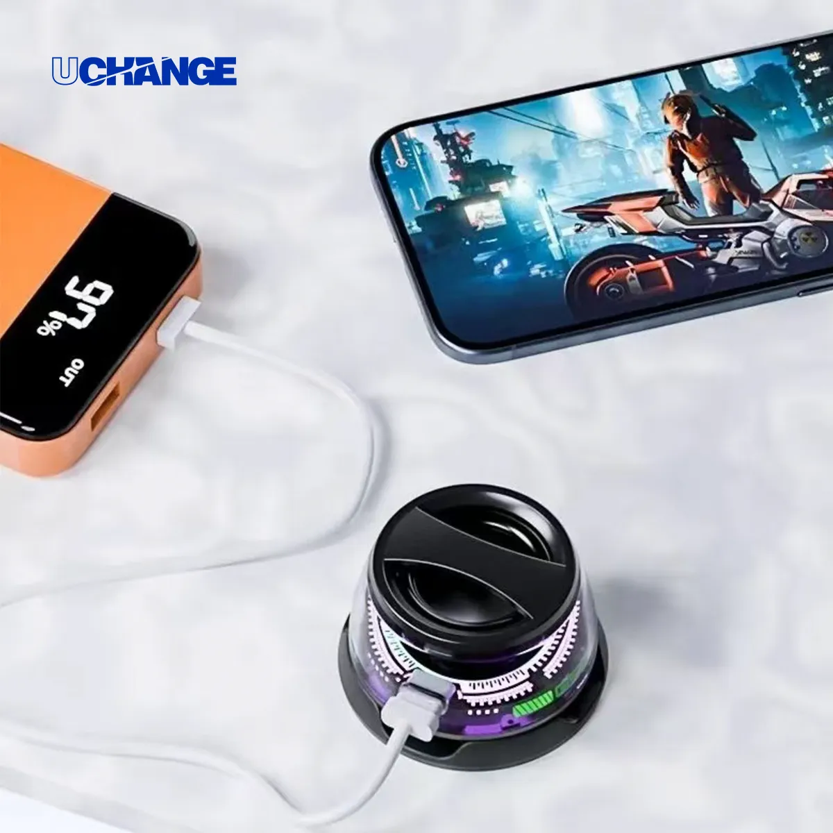 Magnetic RGB Bluetooth Speaker With TWS Pairing 4