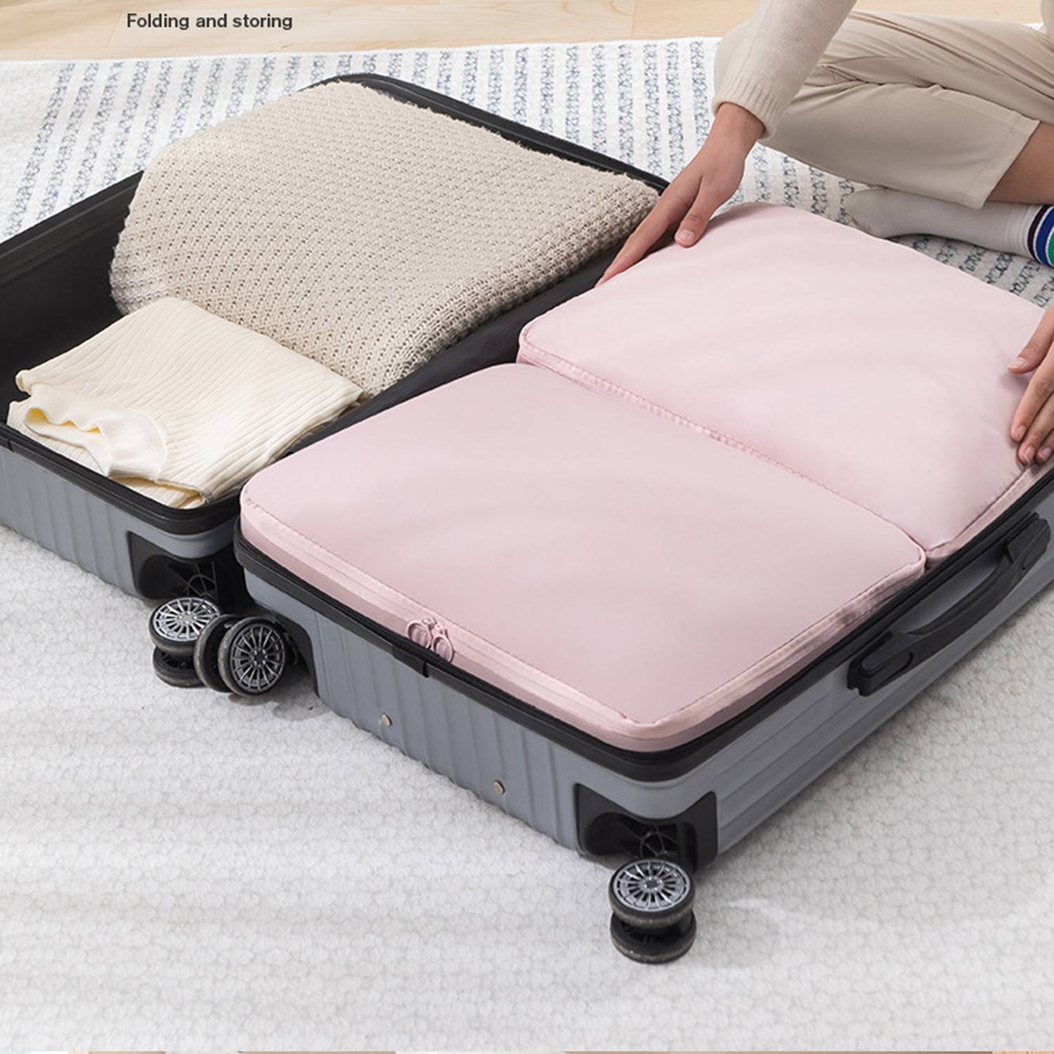 Large Capacity Polyester Dustproof Clothes Storage Bag 7