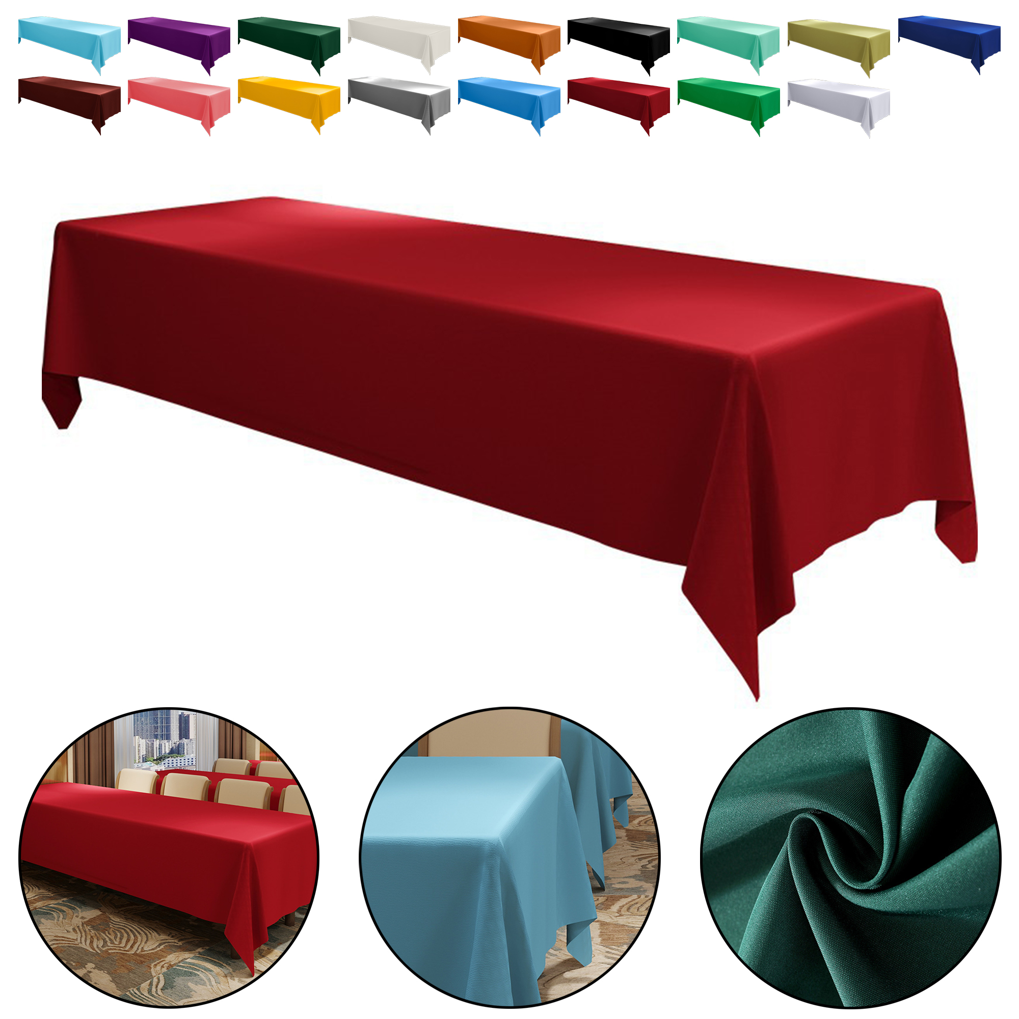 39x79" Rectangle Tablecloth for Conference 10