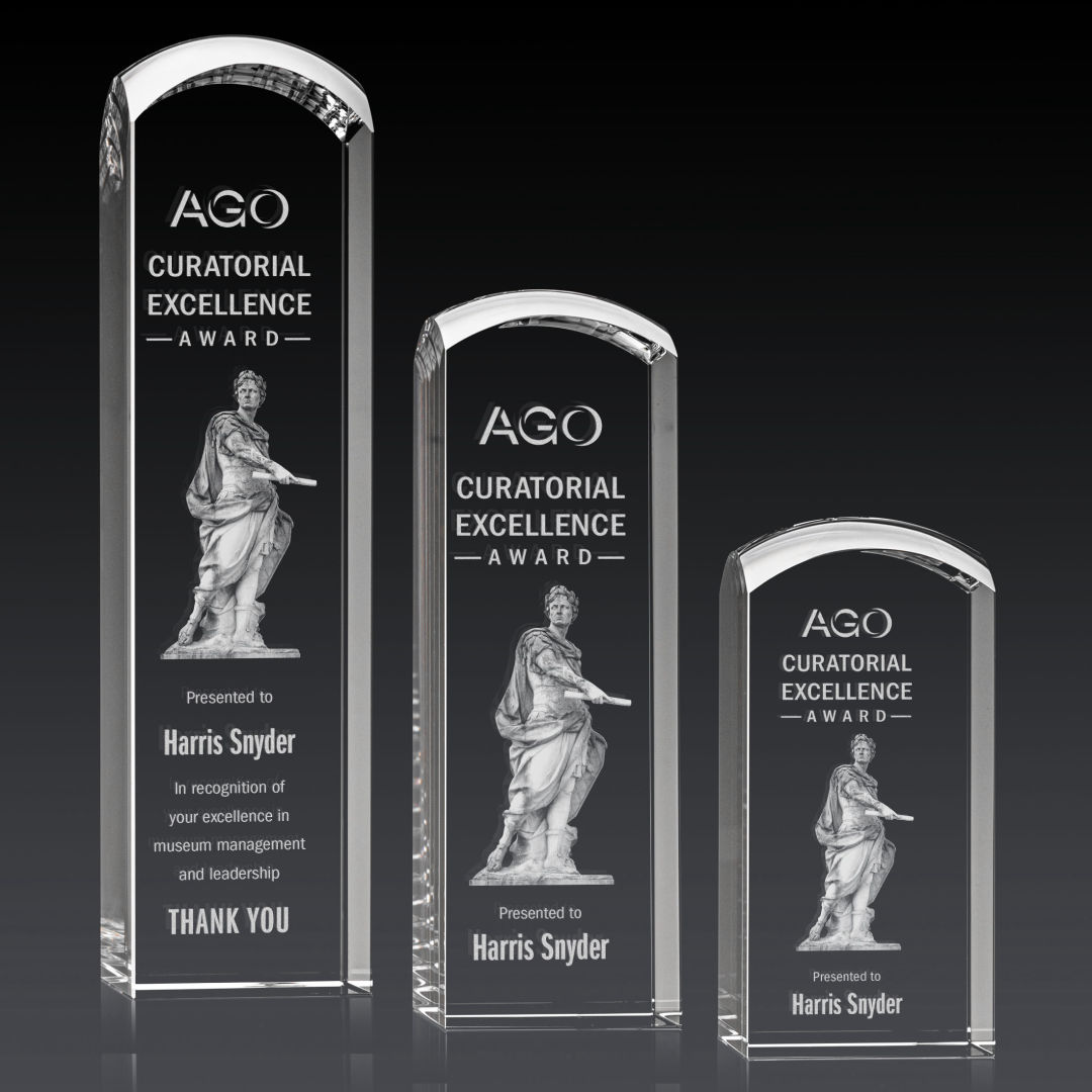 Silkwood 3D Award on Base - Clear