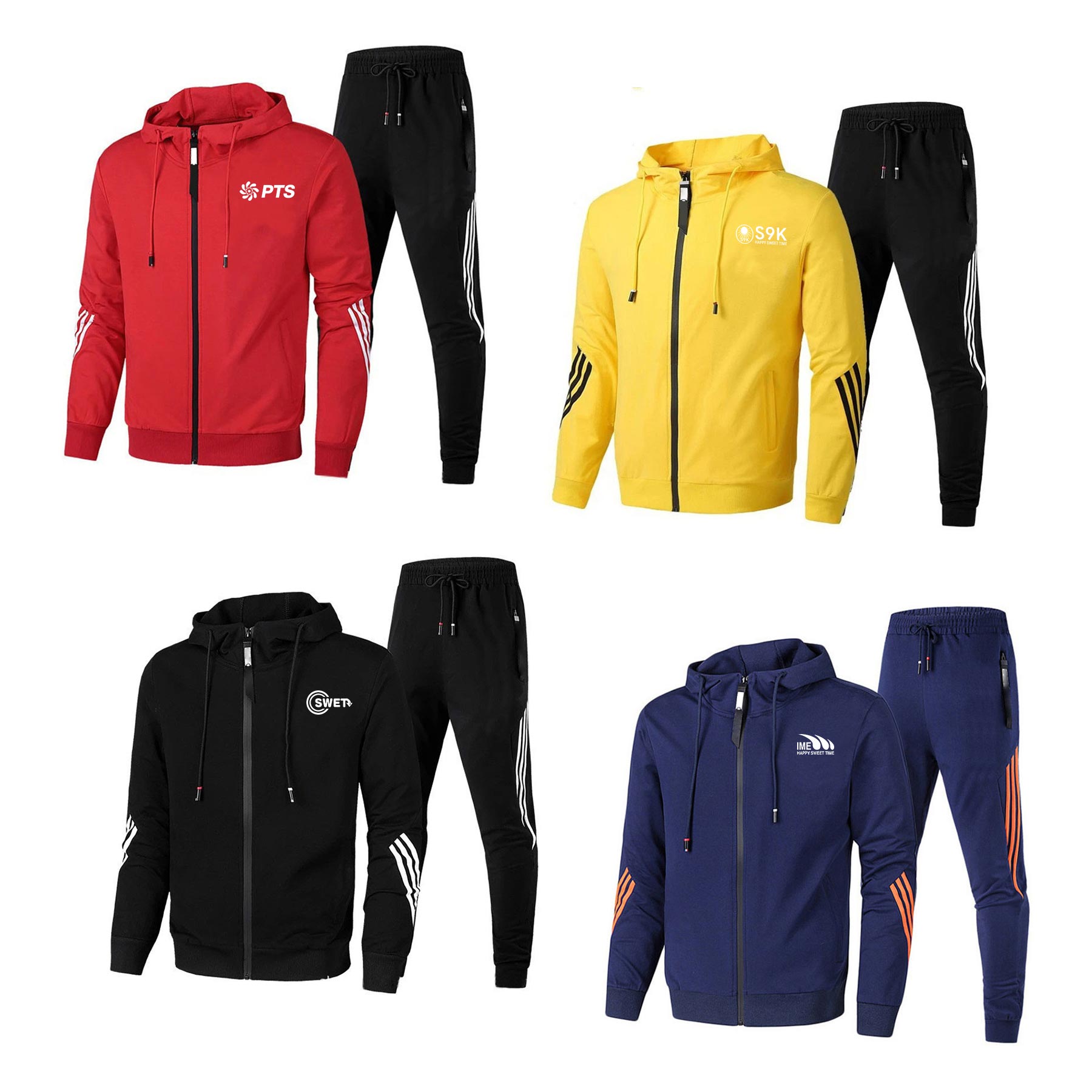 Sports Tracksuit Sweatshirts Sets 2