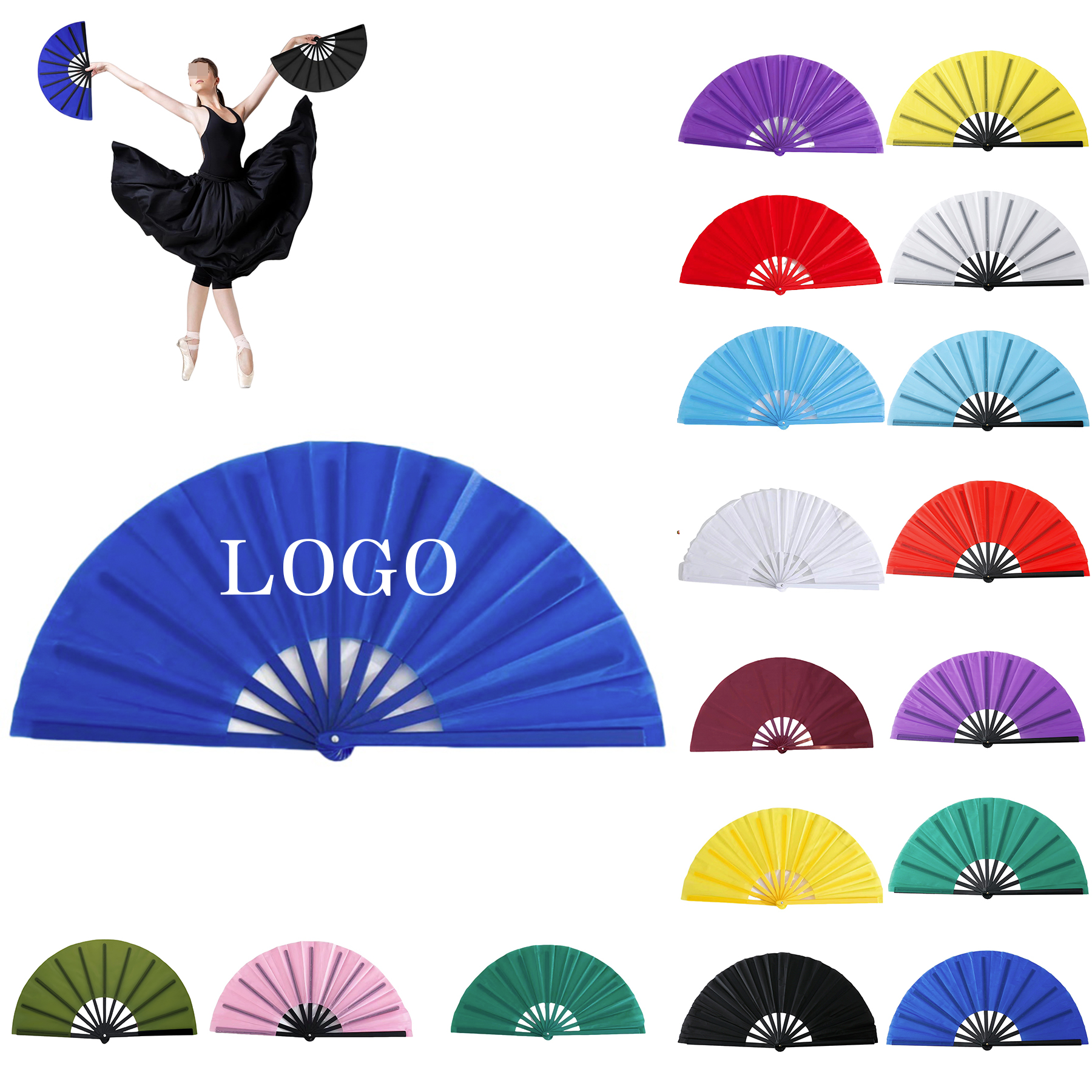 Folding Hand Rave Fan 1