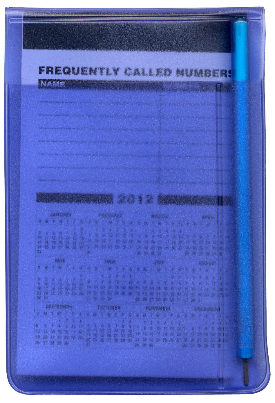 Translucent Memo Book With Clear Pen 1