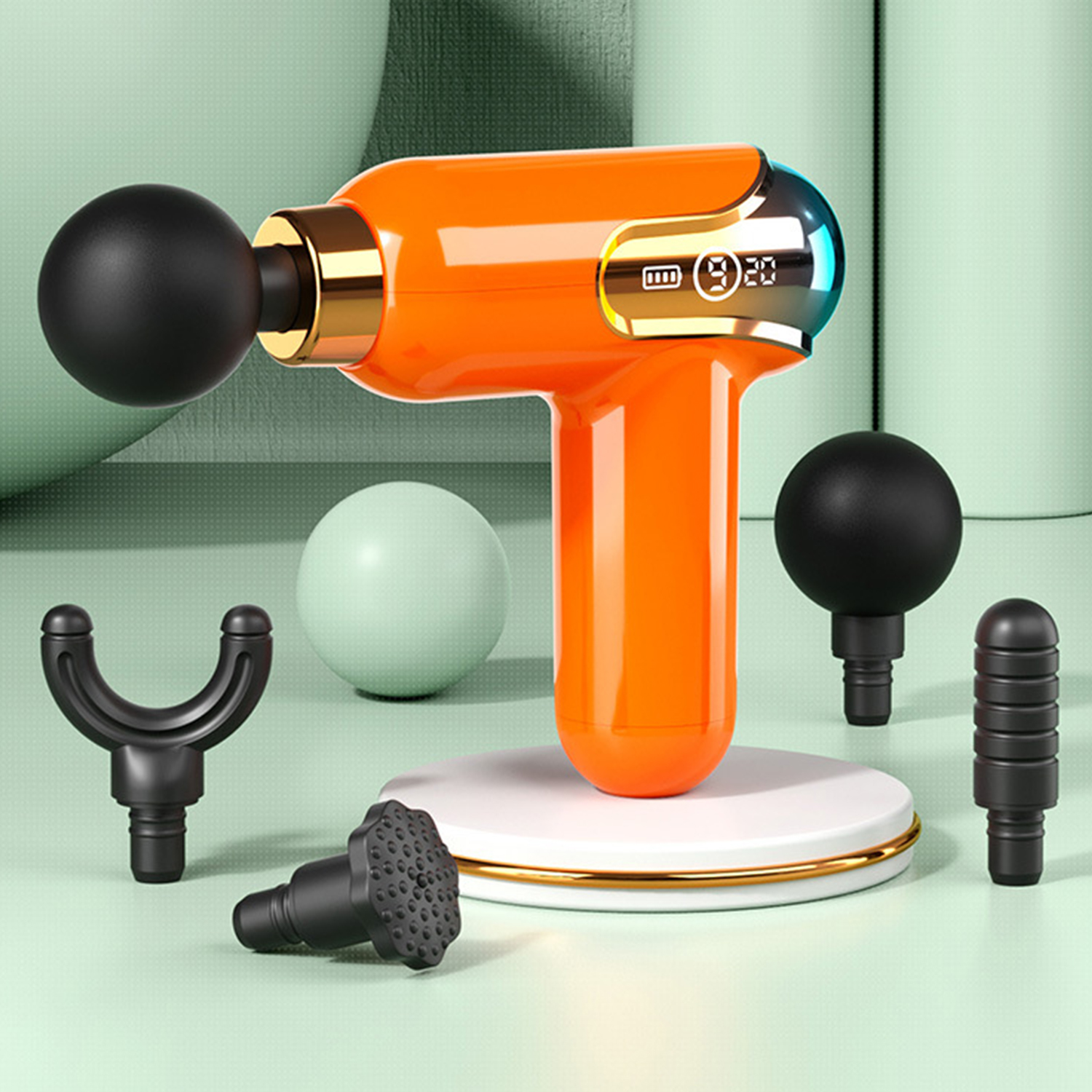 Rechargeable Mini Massage Gun with Display 3