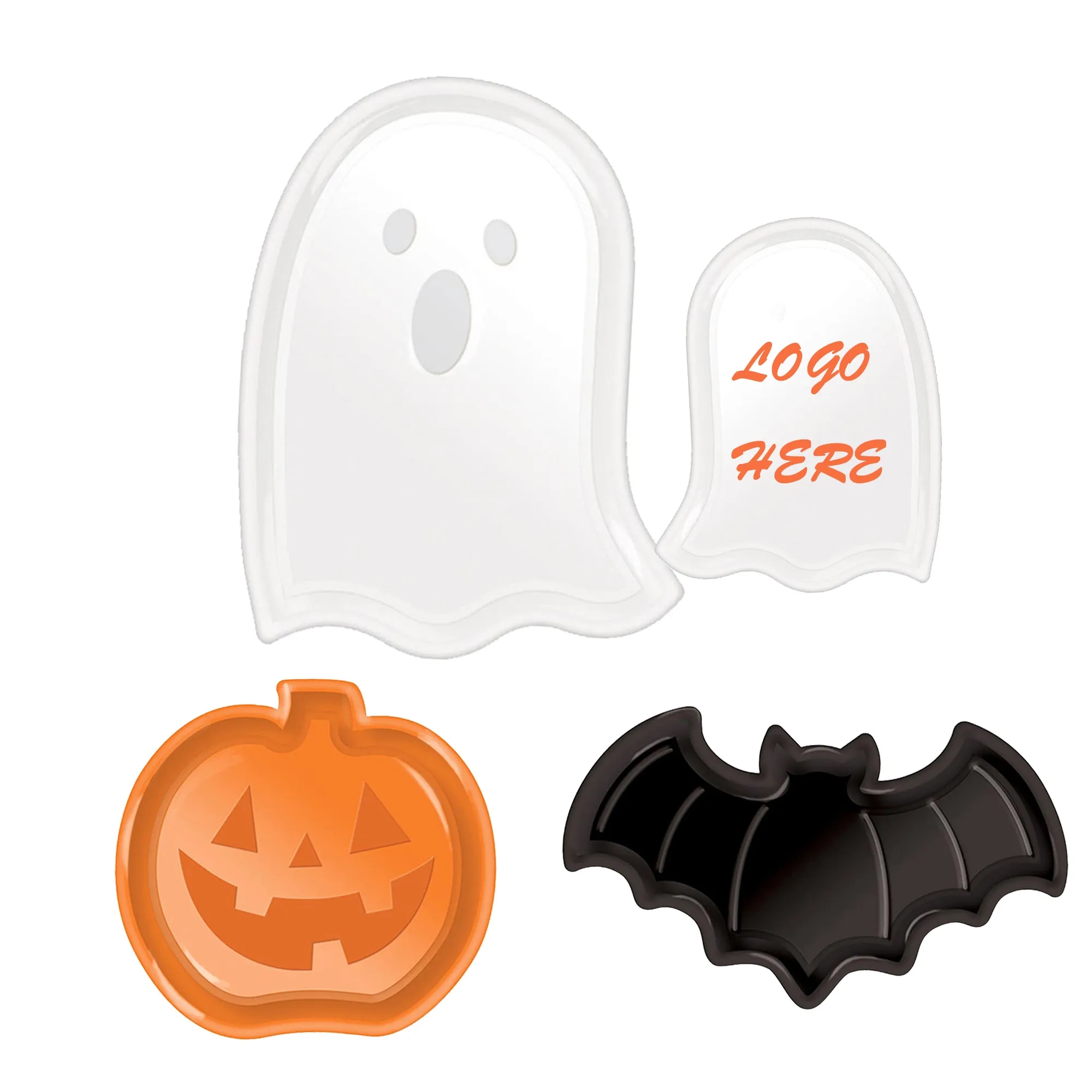 MOQ 30 Halloween Snack Dessert Plate Party Decoration 3