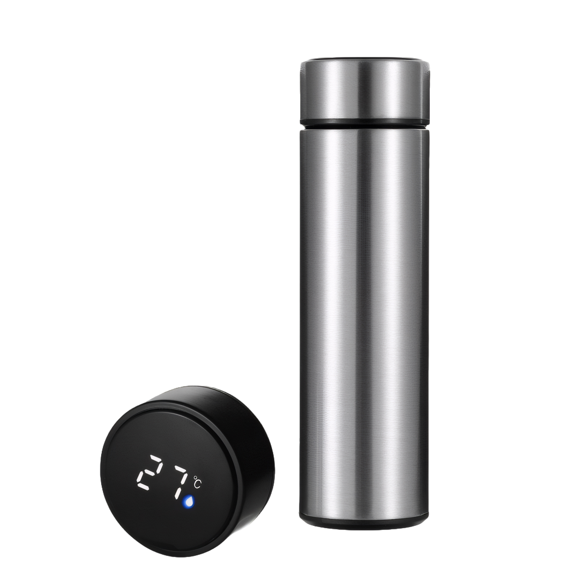 17oz Smart Insulated Bottle with LED Temperature Display for Hot 5