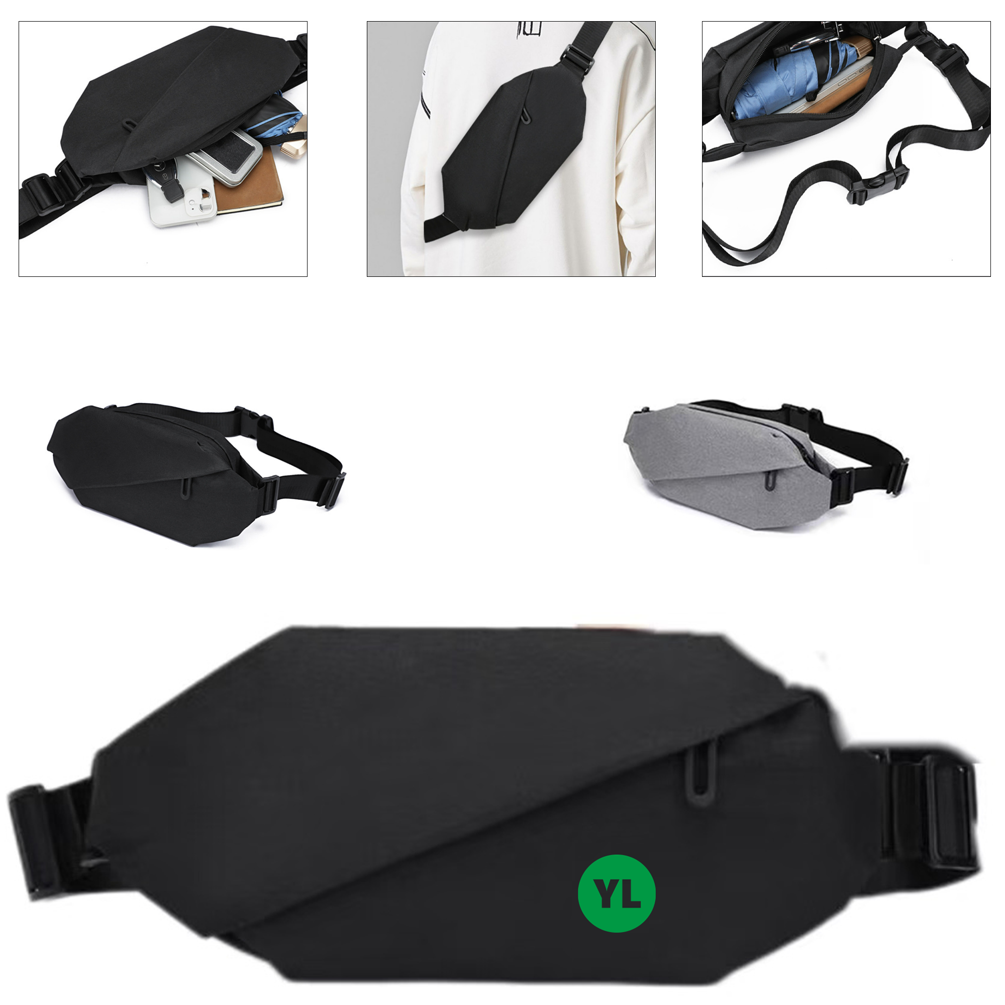 High-Utility Multi-Slot Travel Waist Essentials Keeper 3