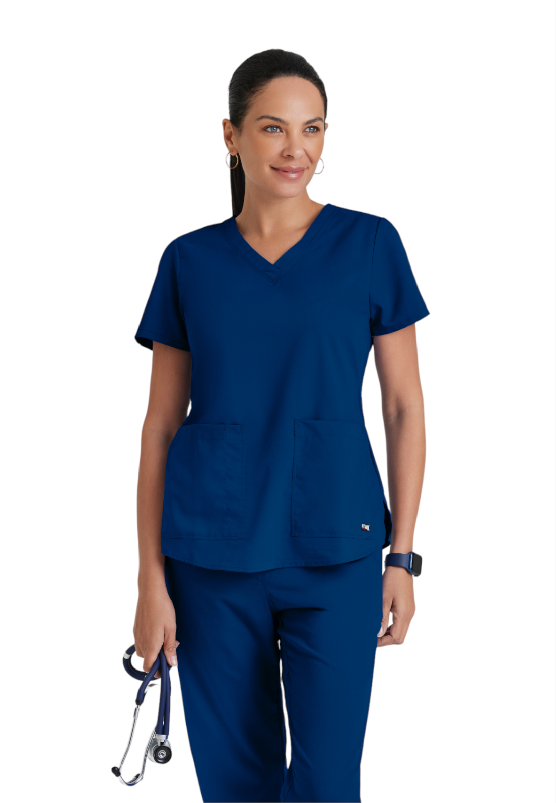 Grey's Anatomy Classic - Women's Two-Pocket V-Neck Aubrey Scrub Top 10