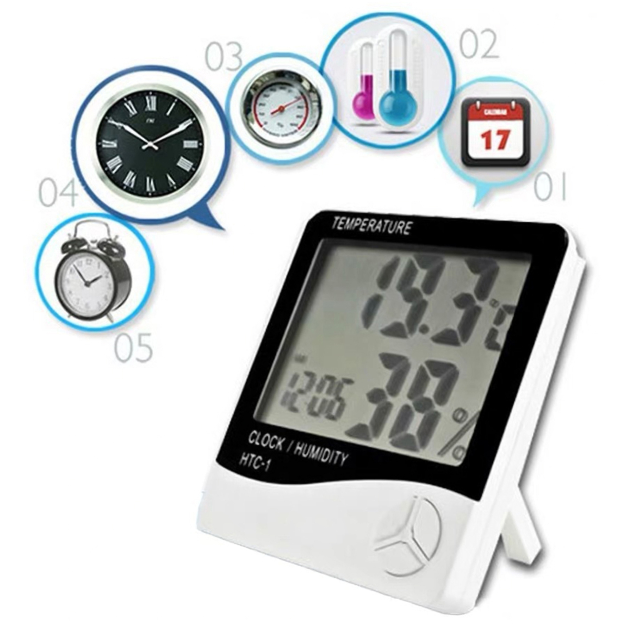 Digital Hygrometer w/Thermometer 3