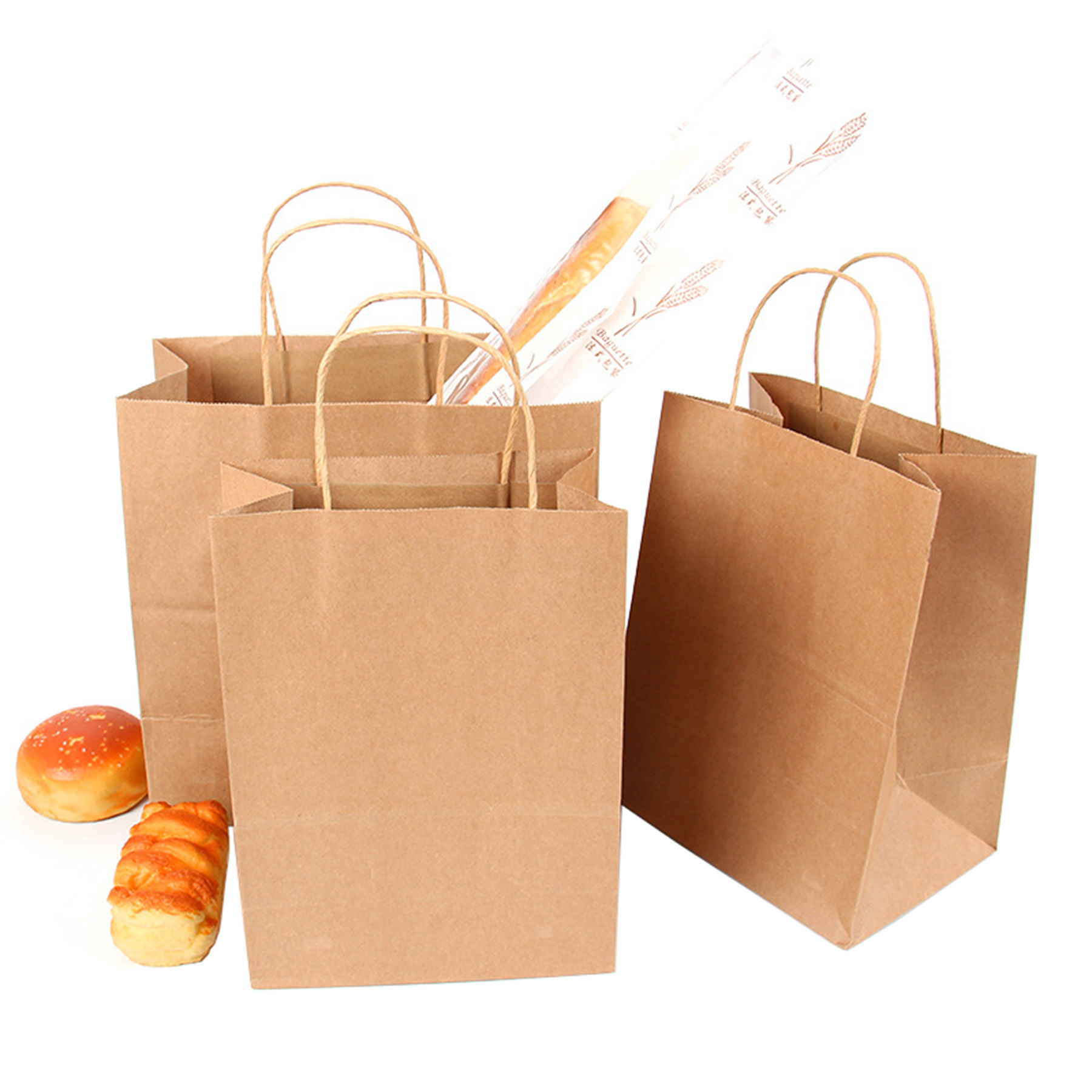 Kraft Paper Brown Shopping Bag 1