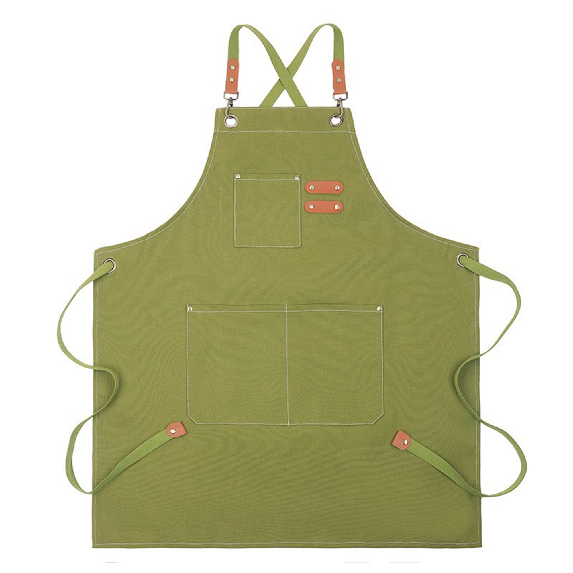 Canvas Cross Back Chef Apron 2
