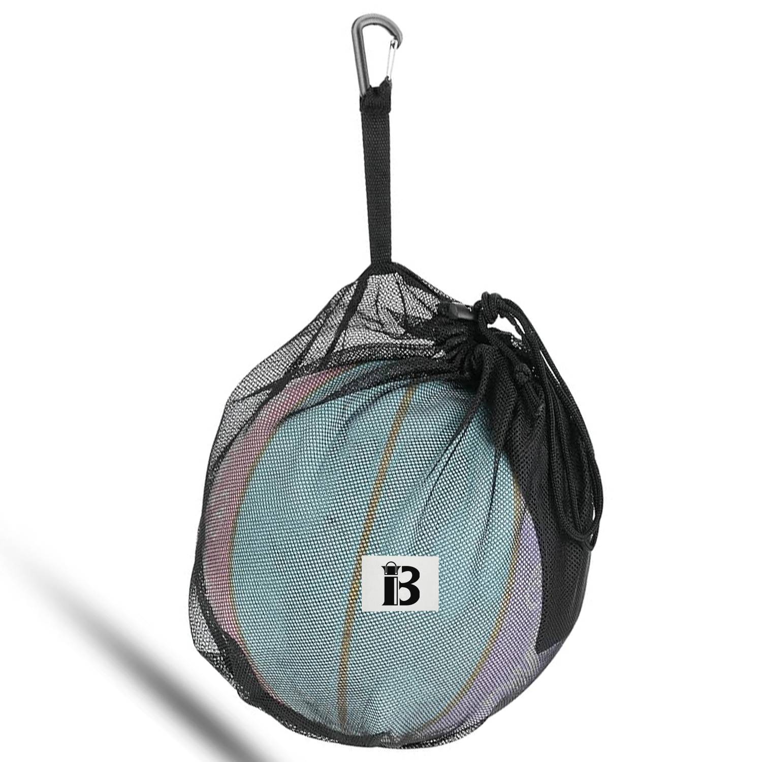 Mesh Sport Carry Bag with Pocket & Carabiner Clip 4