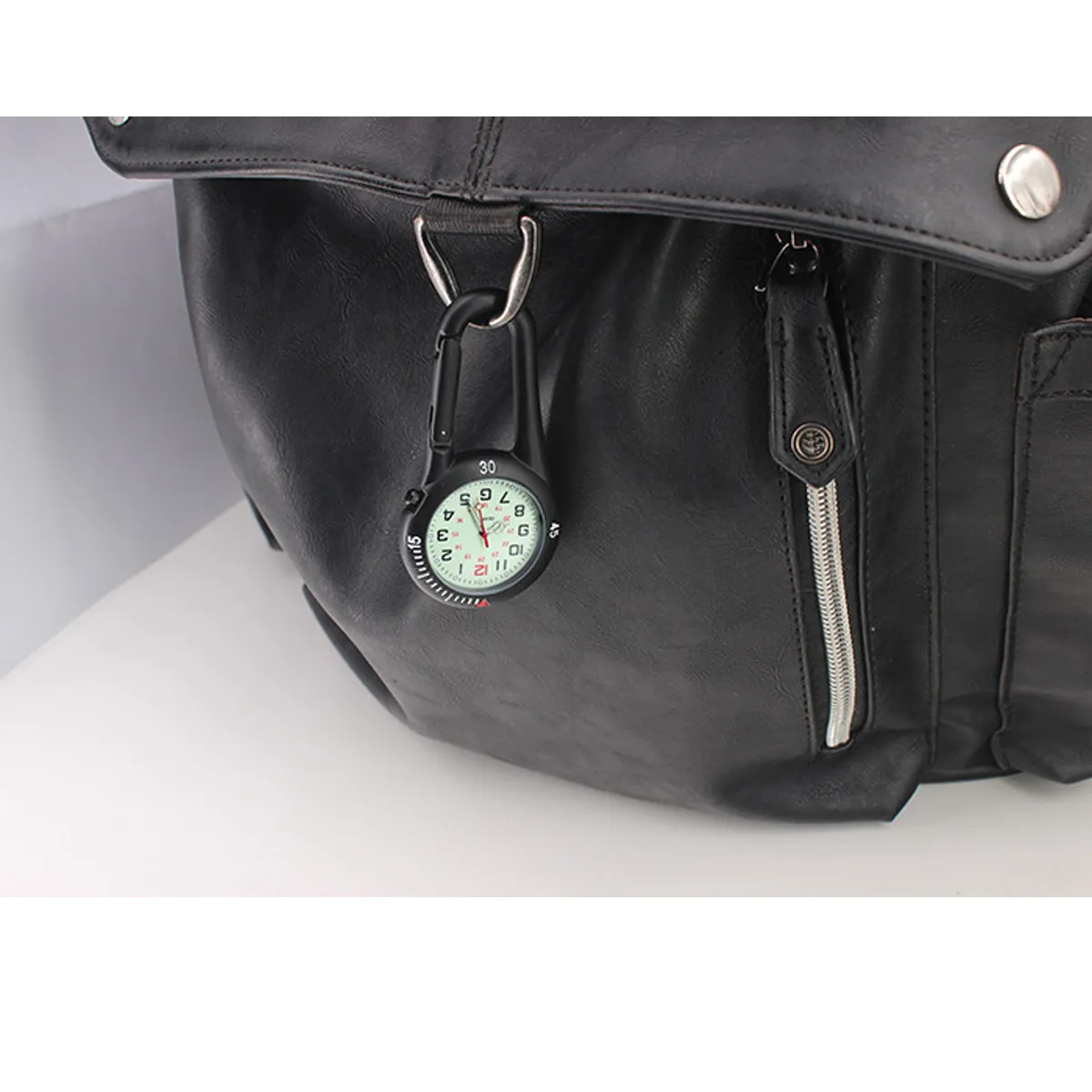 Outdoor Mini Round luminous Dial Hook Watch pocket watch 4