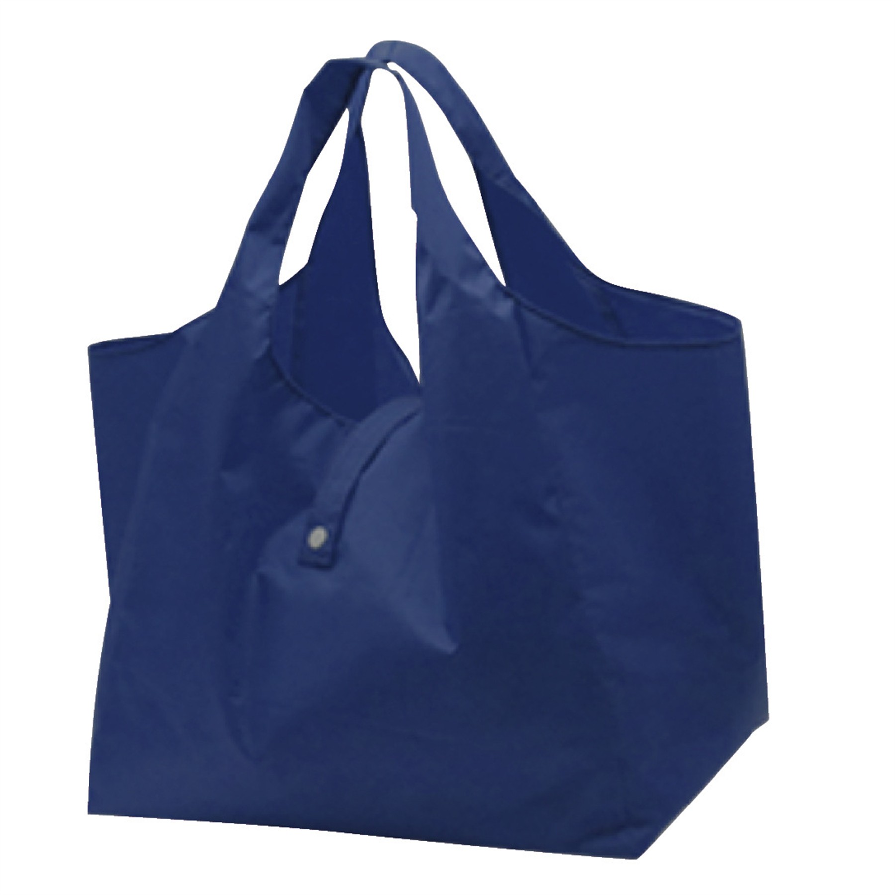 Solid Color Shoulder Square Folding Shopping Bag 3