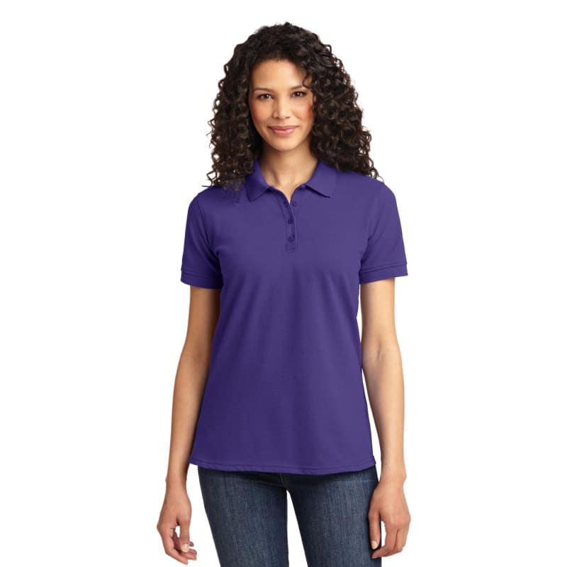 Port & Company Women's Core Blend Pique Polo. 12