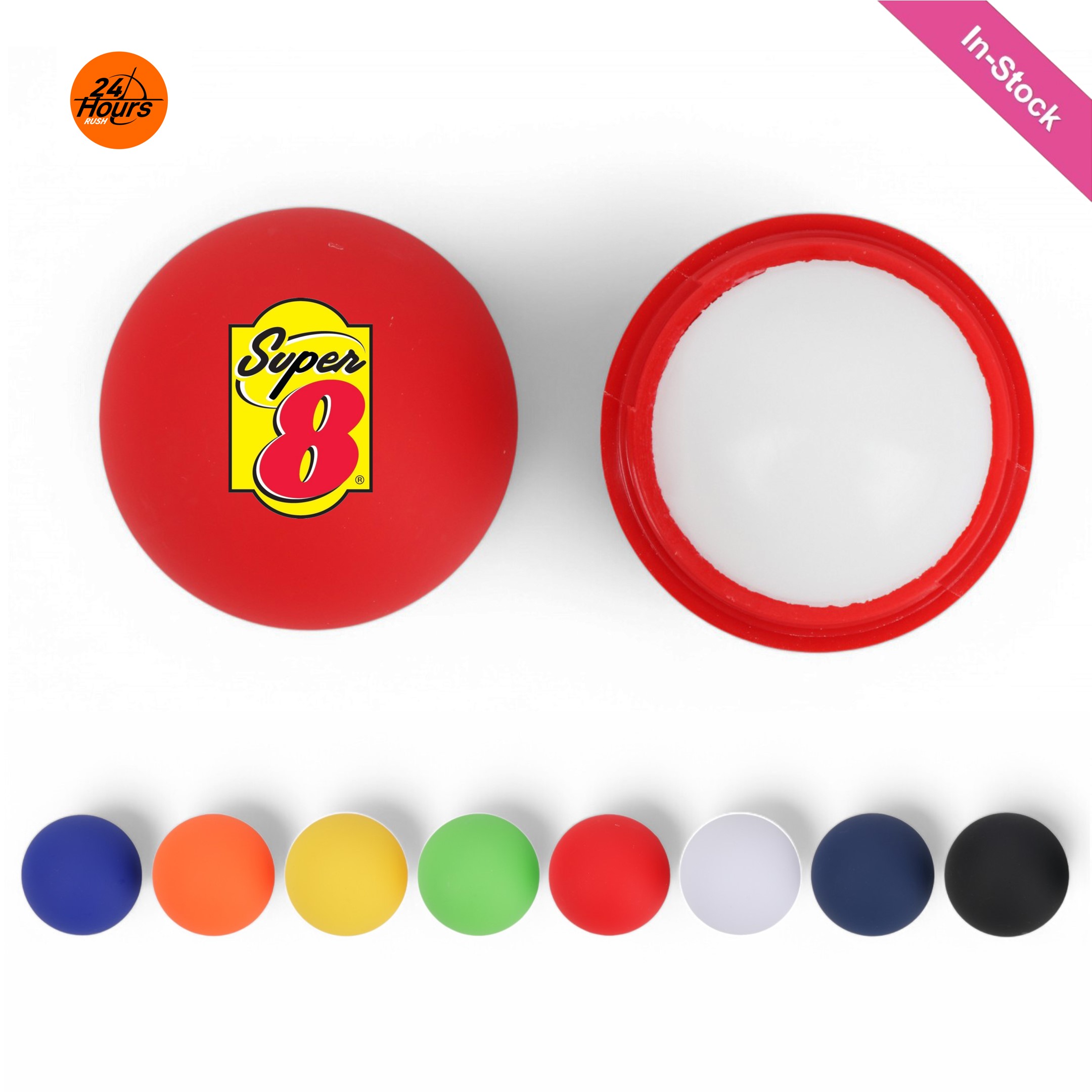 Full-Color Vanilla Lip Balm Ball with Comfort Holder 2