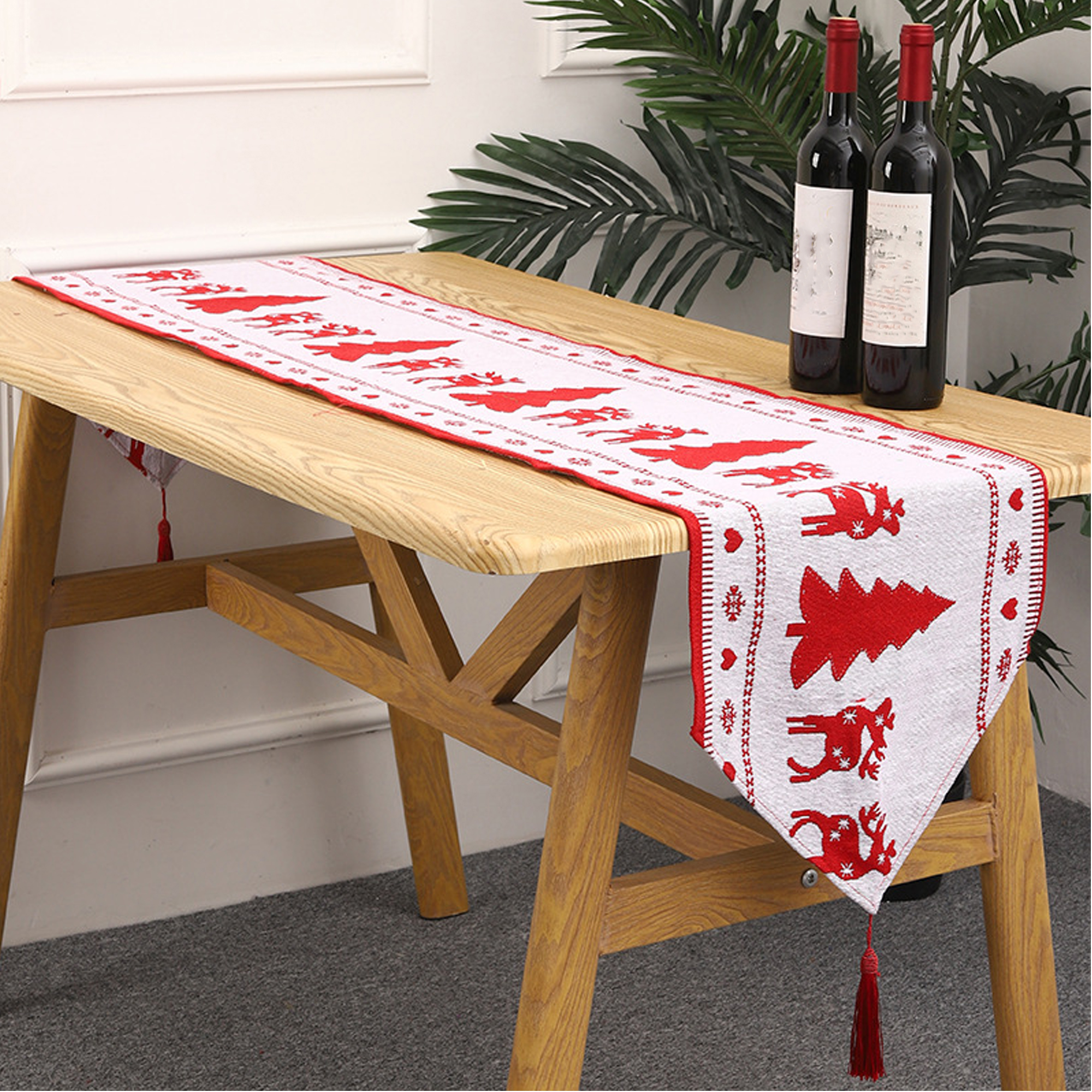 Christmas Snowflake Holiday Table Runner 12
