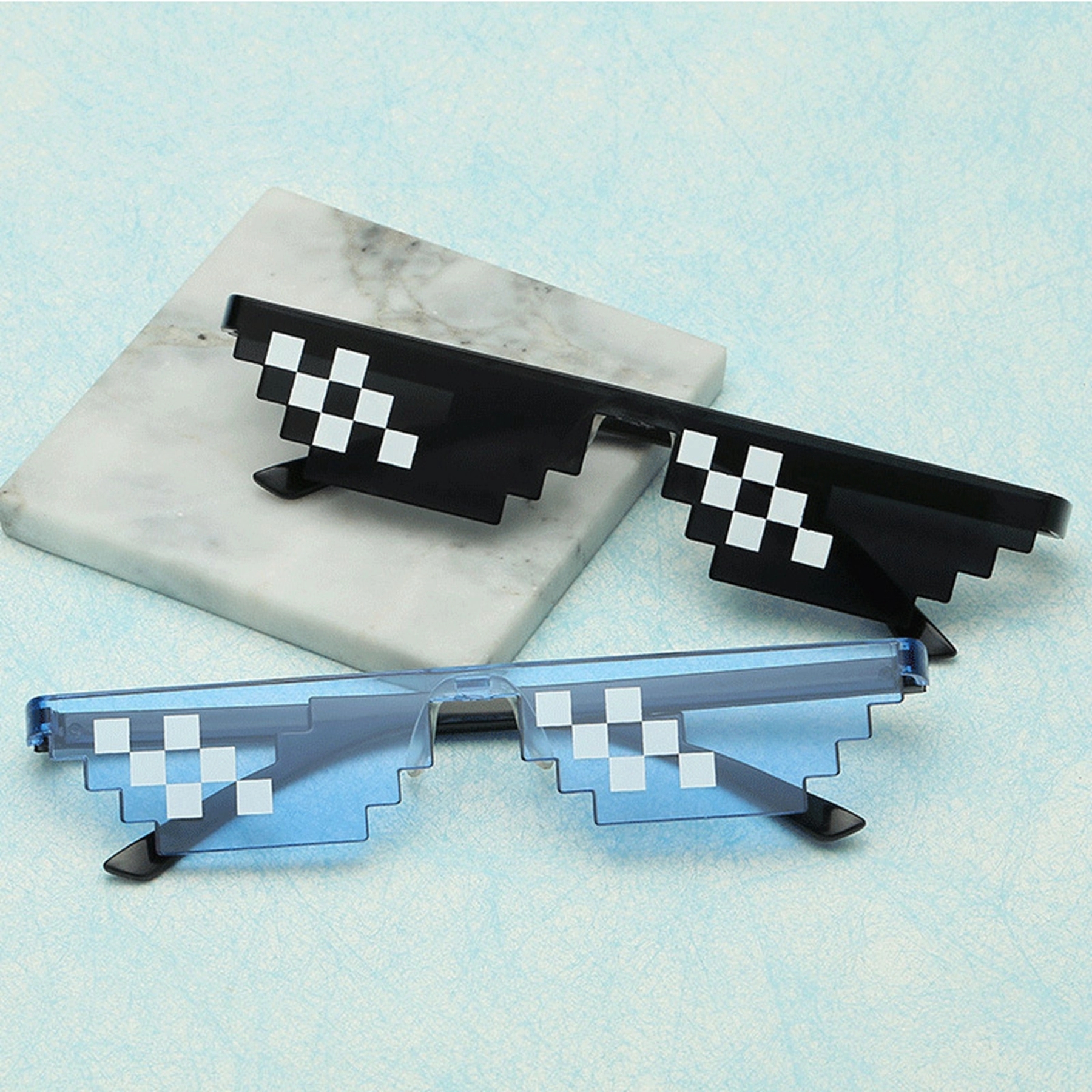 Narrow Pixel Sunglasses 7