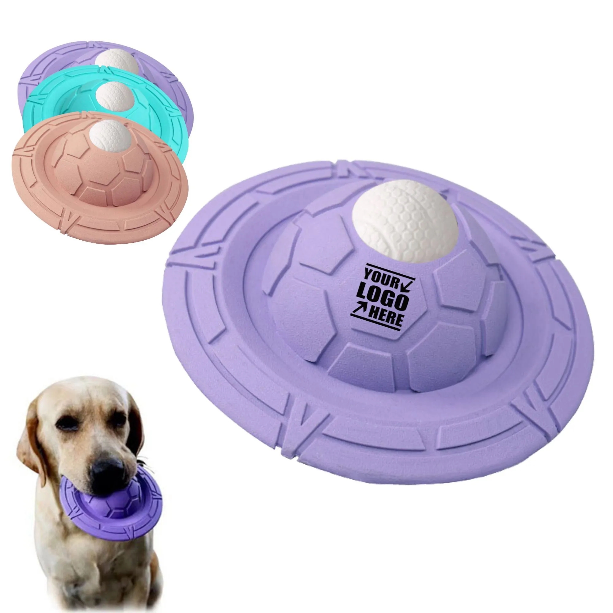 UFO-Shaped Rubber Dog Flying Disc