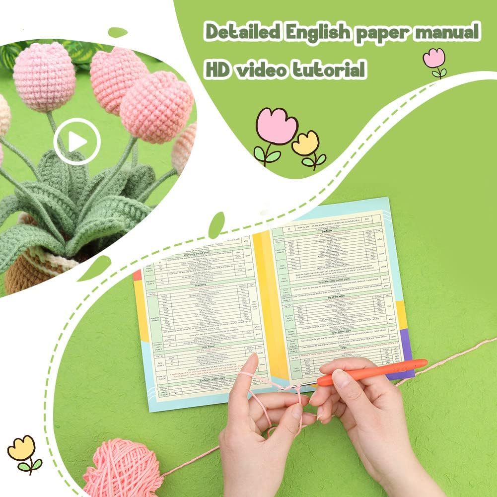Crochet Kit for Beginners, Crochet Starter Kits 14
