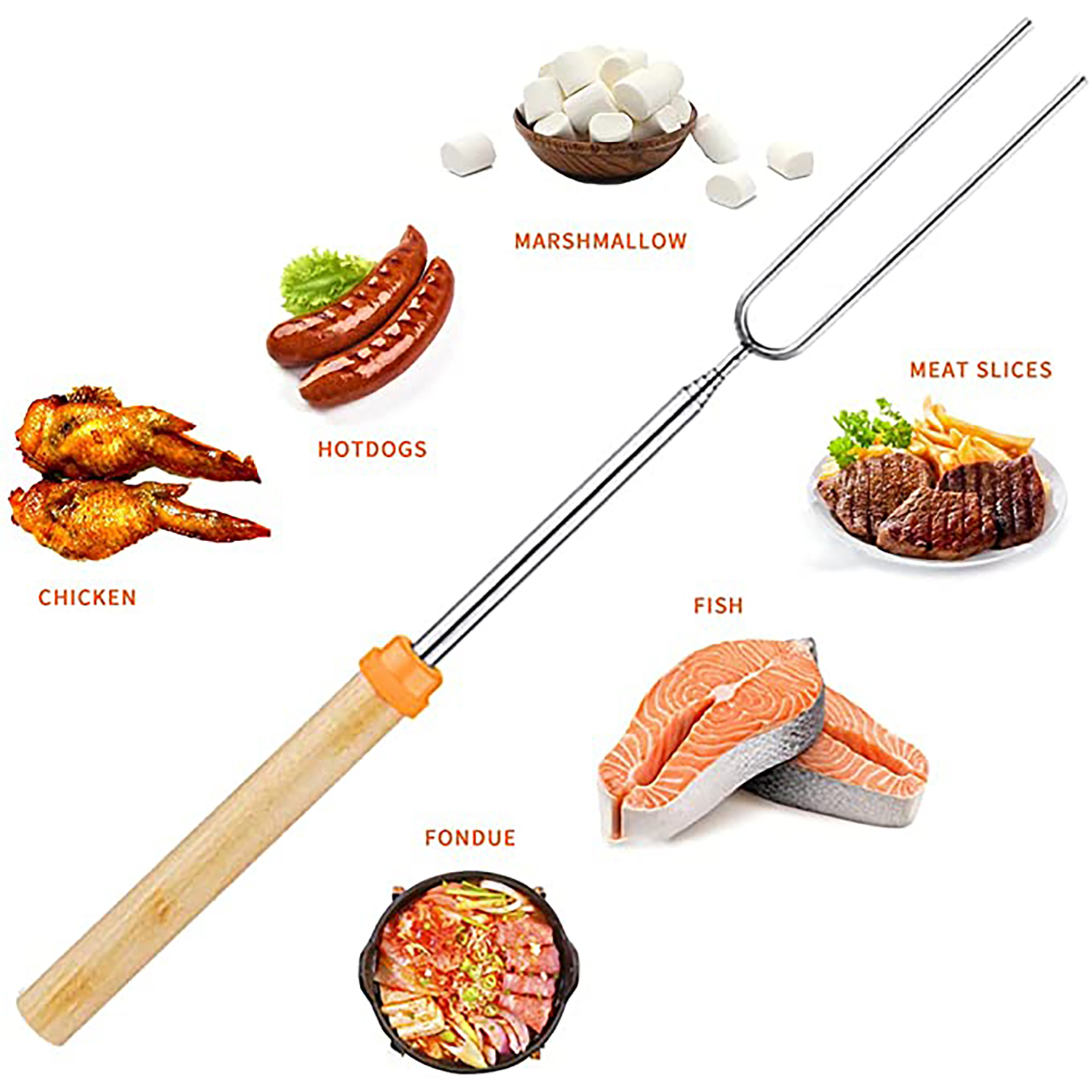 Telescoping Roasting Fork 6