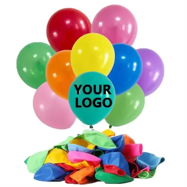 Custom Printed Latex Heart Balloons 6