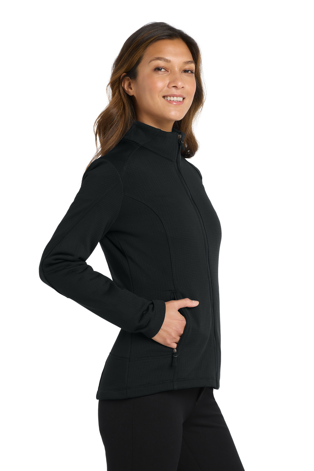 Women's Grid Fleece Jacket