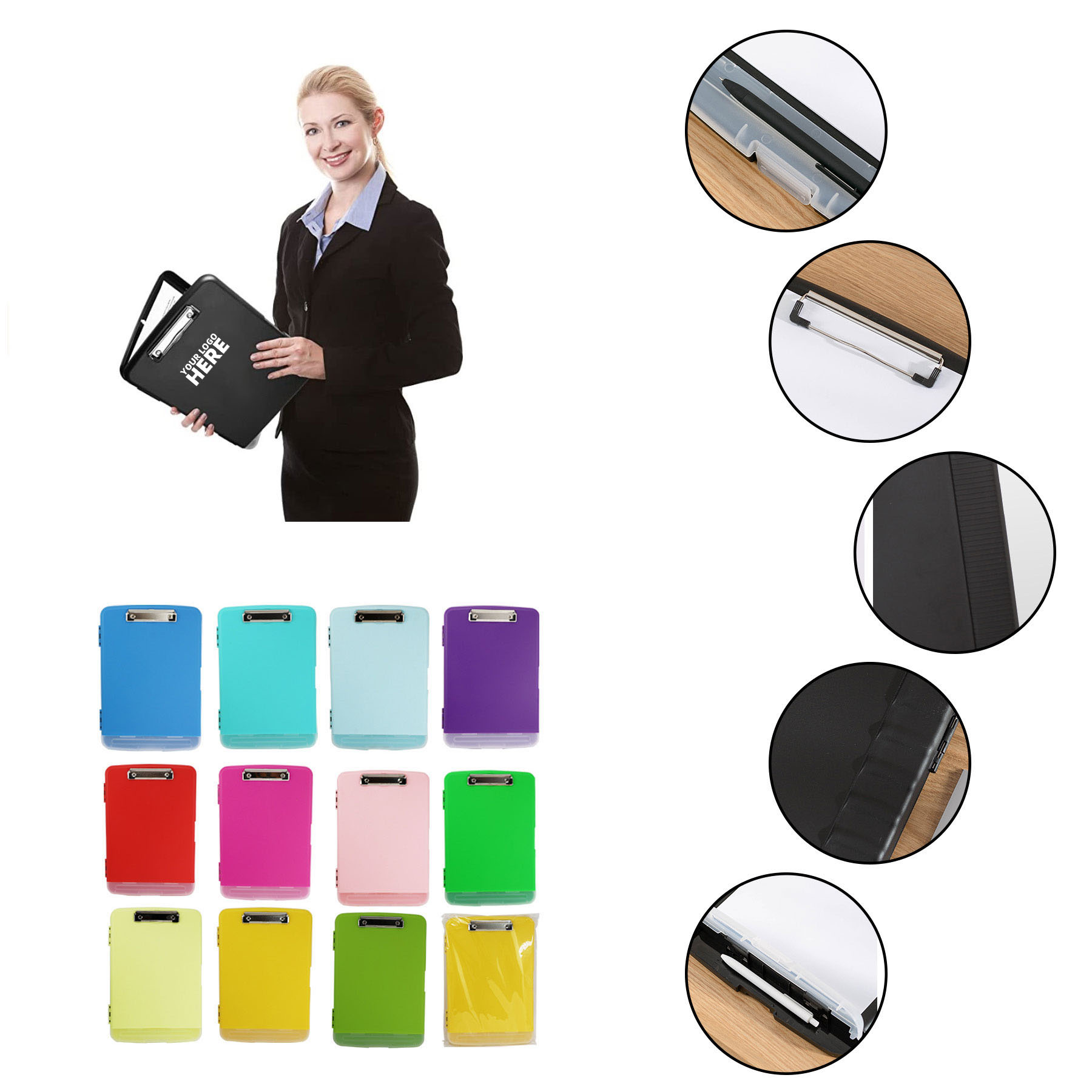 Clipboard with storage 2