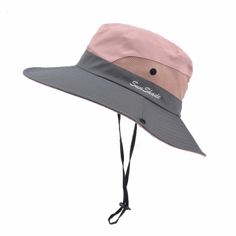 Ponytail Hole Outdoor Fisherman'S Hat 6