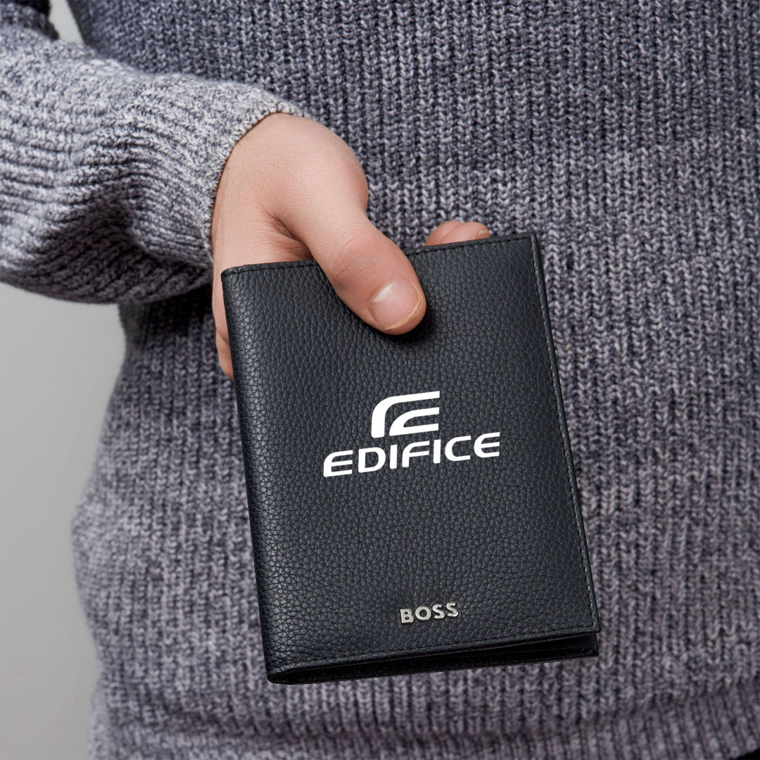 Hugo Boss® Classic Grained Passport Holder 7