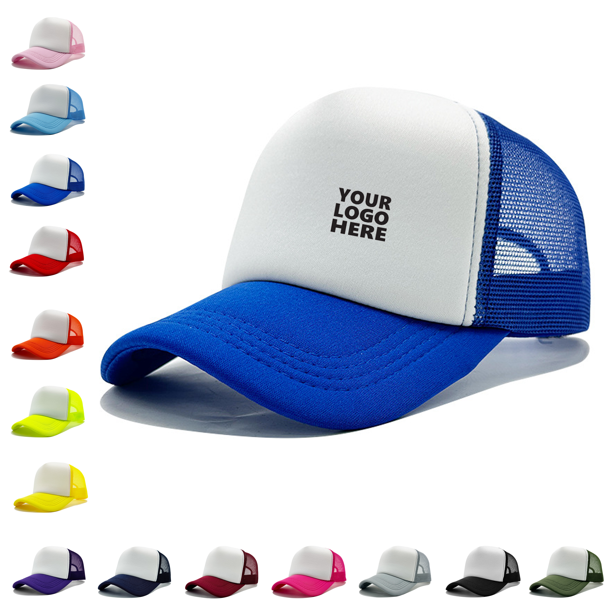 Breathable Mesh Baseball Cap with Foam 2