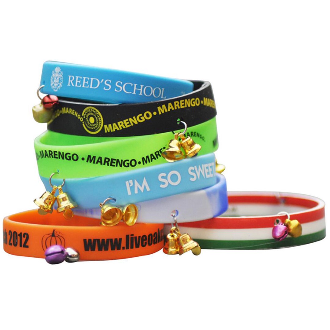 Silicone Bracelet With 8 Bells 2