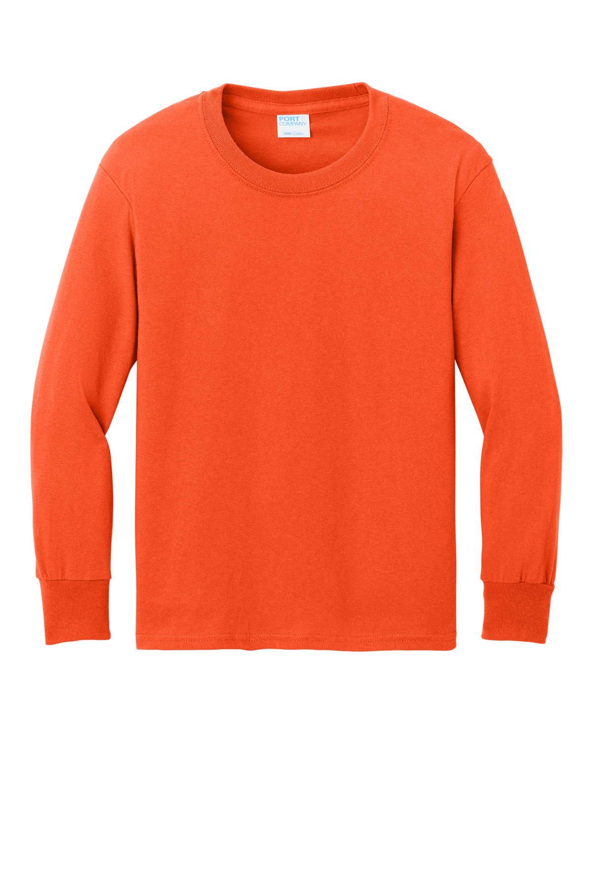 Port & Co Youth Long Sleeve Core Cotton Tee. PC54YLS 94
