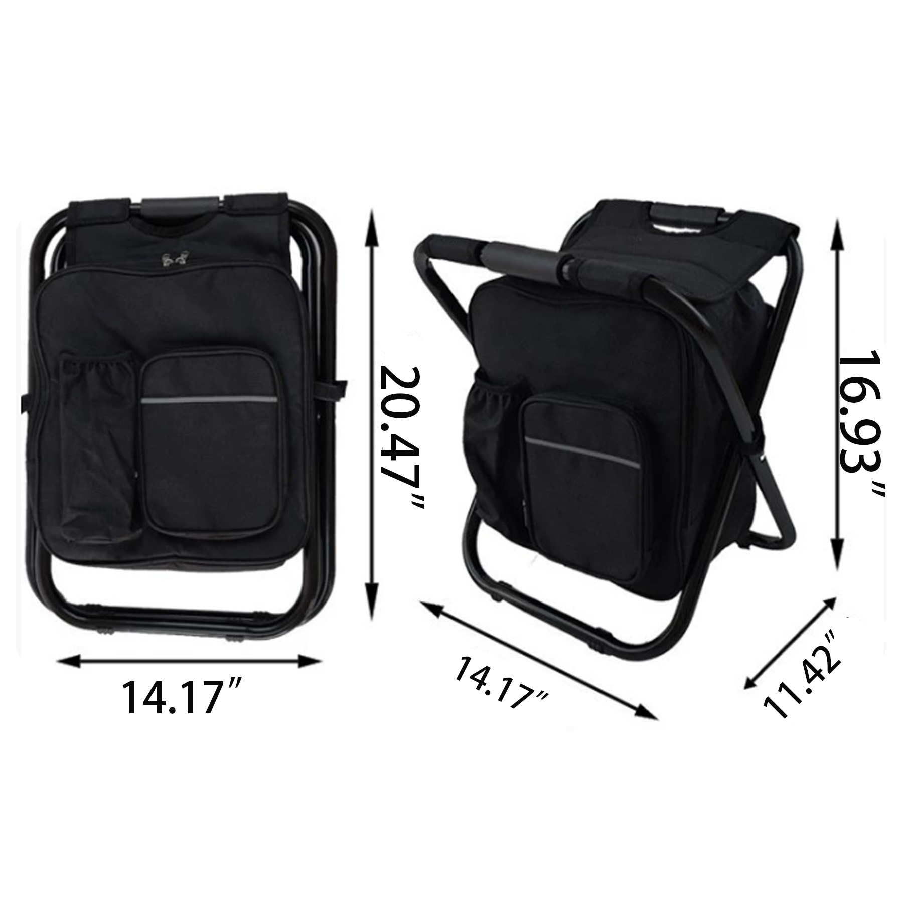 Outdoor Multifunctional Folding Stool with Insulation Bag 1