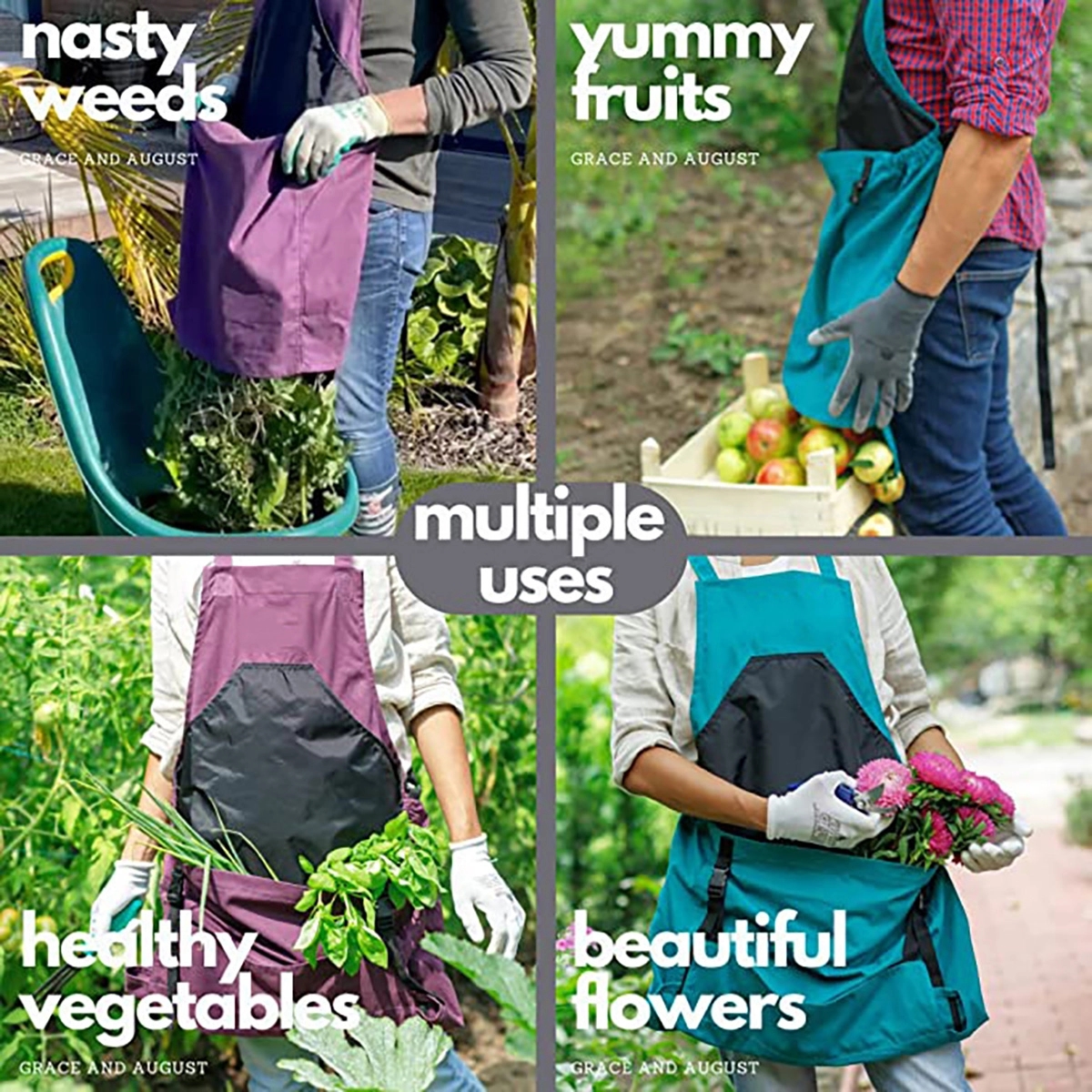 Gardening Apron with Pockets 4
